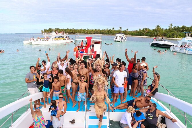 Catamaran party in Punta Cana with open bar, music and more - What the $58 Punta Cana boat trip really offers