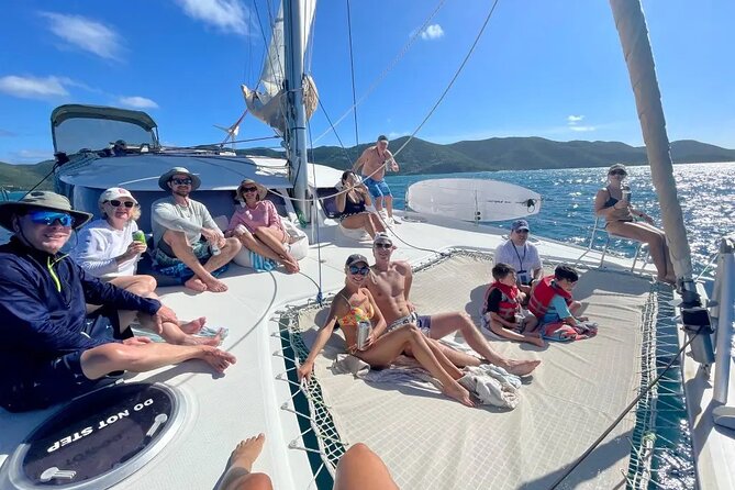 Catamaran Sail to Jost Van Dyke (Soggy Dollar Bar) - White Bay and three hours at Soggy Dollar Bar