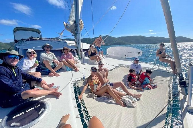 Catamaran Sail to Jost Van Dyke (Soggy Dollar Bar) - How the open bar affects the day
