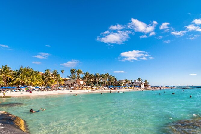Catamaran Sailing and Snorkeling to Isla Mujeres from Cancun - Reef snorkeling in the Caribbean Sea