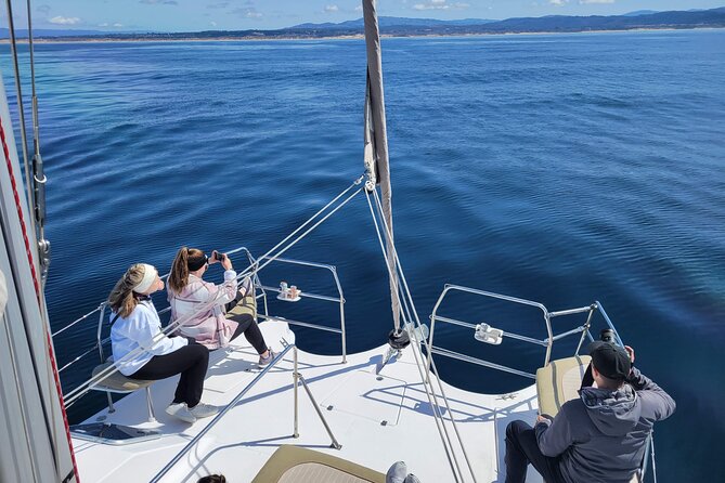 Catamaran Sailing Cruise in Monterey - Leaving Old Fisherman’s Wharf for the open bay