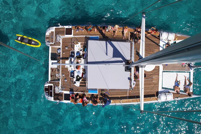 Catamaran sailing in Mallorca through the Bay of Palma with BBQ - Cala Vella is the main event