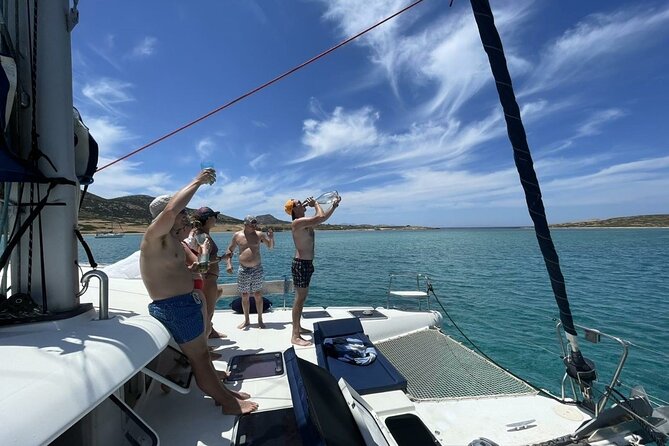 Catamaran Semi Cruise Paros Antiparos includes Food and Drinks - Why this boat day feels different from a ferry ride