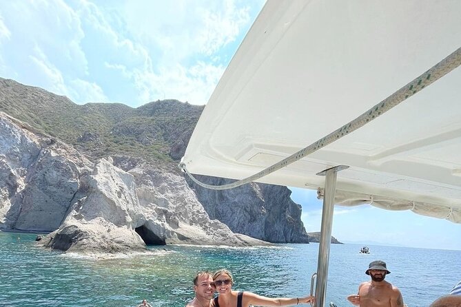 Catamaran Semi Cruise Paros Antiparos includes Food and Drinks - Despotiko and lunch made on the catamaran