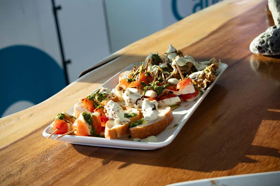 Catamaran Sunset Tour - What the included food is really like