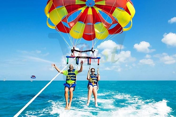 Catamaran to Ile aux Cerf with Parasailing, Tube Riding & Lunch - The return sail and the real value of $161.44