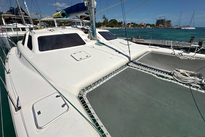 Catamaran to Isla Mujeres – Kids Go Free! (Only Pay Dock Fee) - The approach to Playa Norte