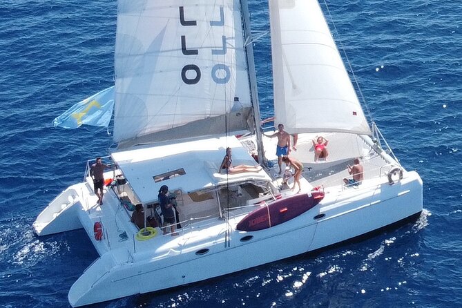Catamaran tour Archipelago Maddalena (lunch included) - Sardinian lunch served at sea