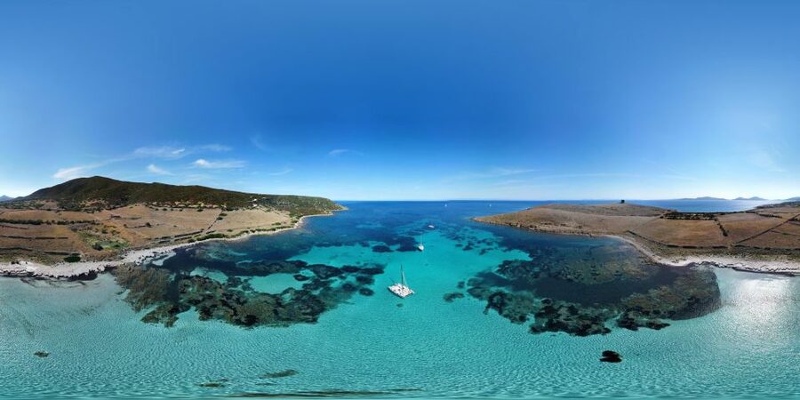 Catamaran tour Asinara island national park Buriana Charter - Lunch with mussels, fish pasta, and wine