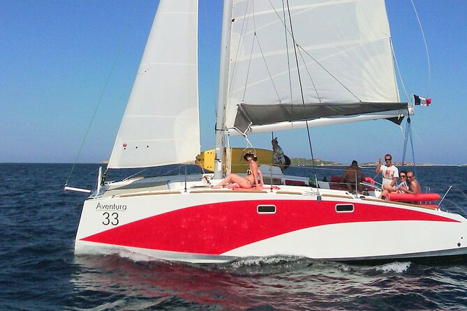 Catamaran tour of the islands of the La Maddalena Archipelago - Pink Beach is protected for a reason