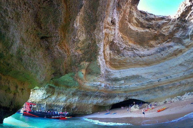 Catamaran Tour to Benagil Caves - The Marinha Beach Swim Stop
