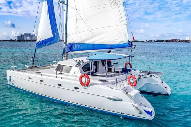 Catamaran Tour to Isla Mujeres from Cancún with Bar and Lunch - A full Caribbean day for $83, not $38