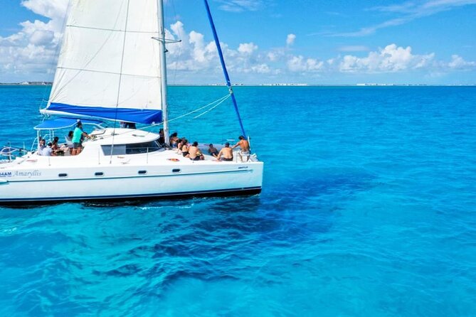 Catamaran Tour to Isla Mujeres Snorkeling with Buffet and Open Bar - Morning pickup from Playa del Carmen