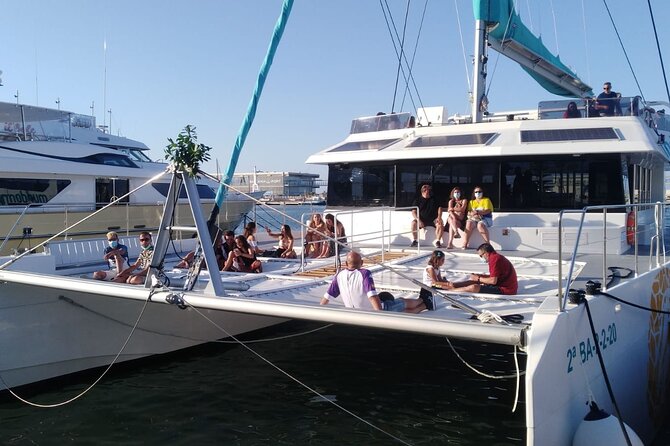 Catamaran tour with swimming stop in Malaga - Swimming, safety, and the front nets