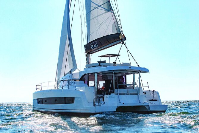 Catamaran trip and overnight stay in Palermo with meals for 8 people - Capo Gallo’s caves and marine life