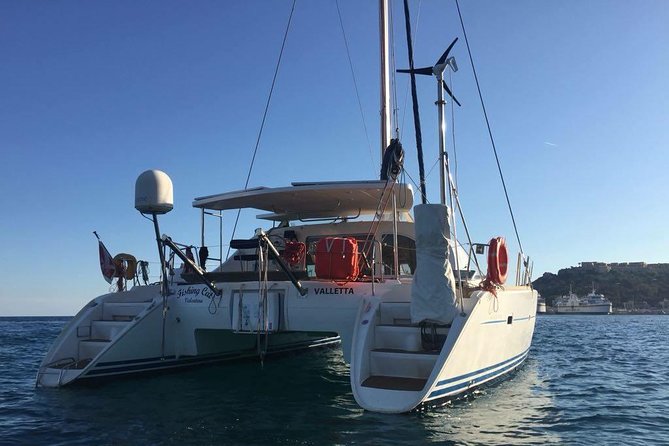 Catamaran Trip in Malta - Blue Lagoon gives the day its main focus