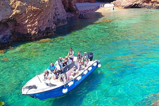 Catamaran trip to Berlengas Island + visit to the caves - Starting at the Peniche marina