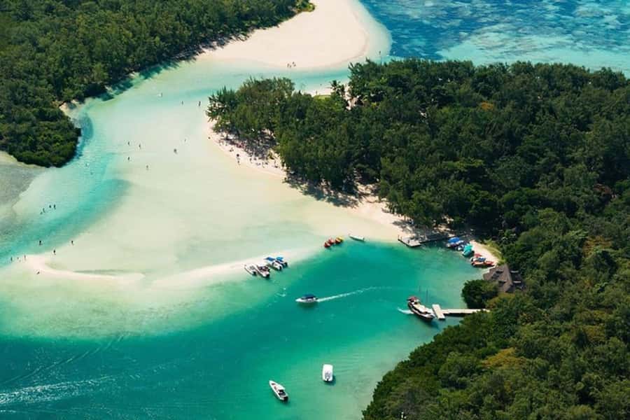 Catamaran trip to Ile Aux Cerfs With Two Way Transportation - The waterfall visit adds variety