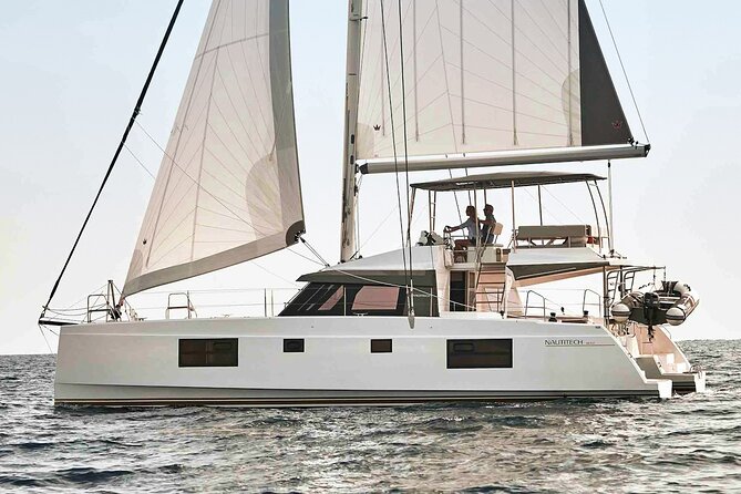 Chania: Afternoon Catamaran trip - Dinner, Drinks & Sunset - Fresh Mediterranean dinner on board