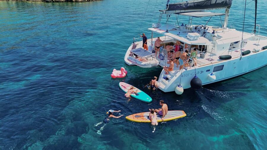Chania Old Port: All-inclusive Catamaran Trip Agioi Theodori - A meal-focused cruise, not just a boat ride