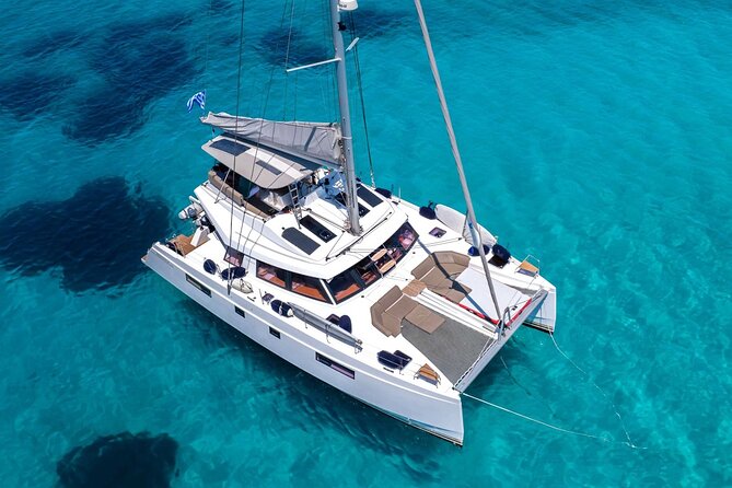 Chania: Private Day Catamaran Cruise with Swimming and Meal - What lunch looks like on board