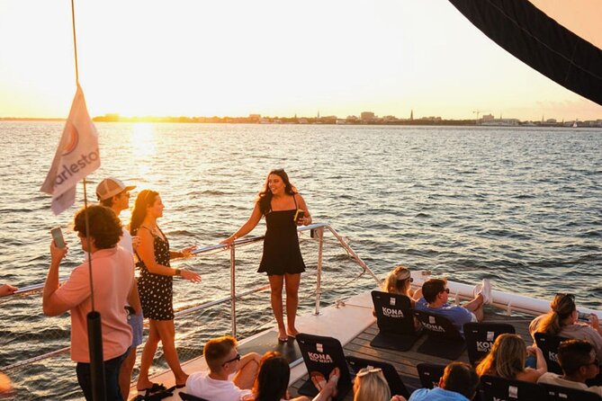 Charleston Iconic Sunset Sail - Lux Catamaran w/Bar & Bathrooms - Downtown Charleston looks best from across the water