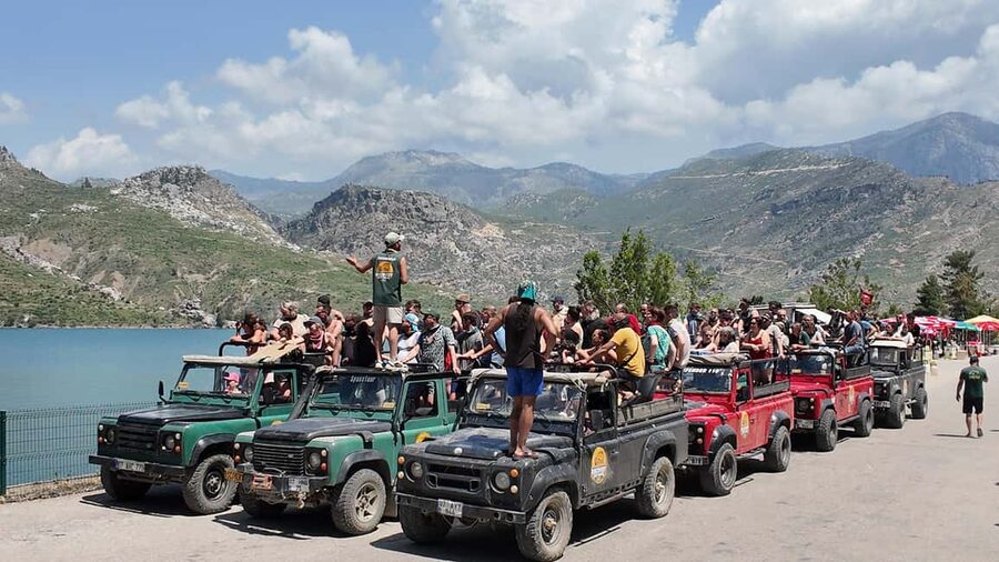 City of Side: Jeep Safari with Lunch and Catamaran Cruise - Manavgat Waterfalls, with limited time