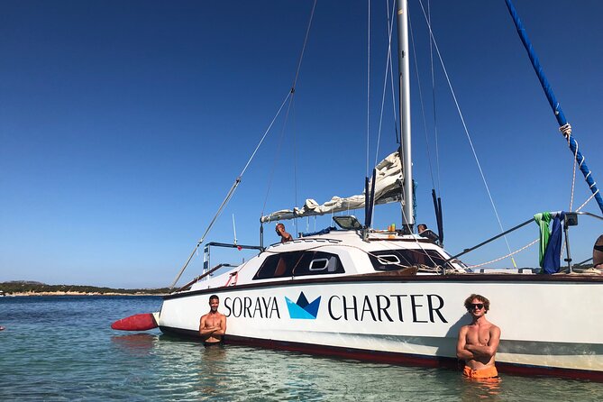 Daily cruise on a sailing catamaran on the La Maddalena archipelago - Who will get the most from this $108 day