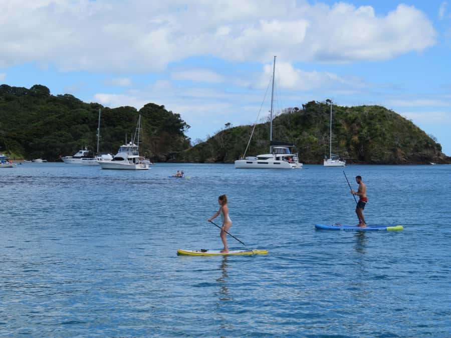 Day Sailing Charter on Catamaran with Lunch : Bay Of Islands - Lunch aboard the catamaran
