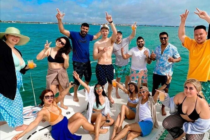 Deluxe Catamaran to Isla Mujeres, with Drinks, Snorkel & Buffet - Booking details and cancellation rules