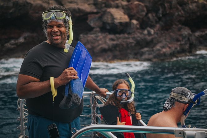 Deluxe Snorkel & Dolphin Watch Aboard a Luxury Catamaran from Kailua-Kona - Booking Details, Timing, and Cancellation
