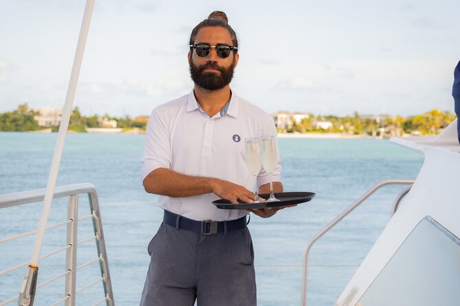 Deluxe Sunset and Saxophone Sail on Luxury Lady Grace Catamaran - How the boat handles comfort and service