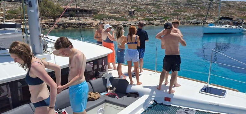 Dia Island Catamaran – Premium Lunch, Open Bar, Small Group - How the time and price add up
