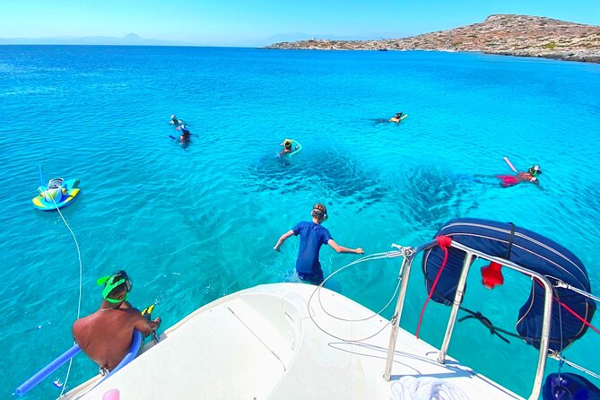 Dia Island Catamaran – Premium Lunch, Open Bar, Small Group - Boarding in Heraklion and the first hour