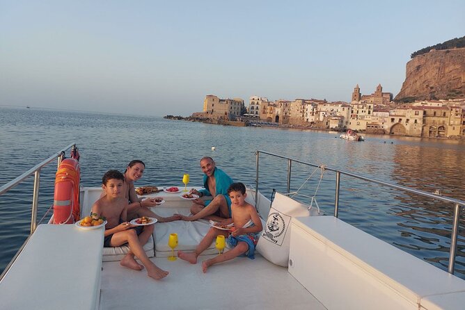 Discovering Cefalù's Coastline Activity on a Mini Catamaran - Morning, afternoon, or sunset?