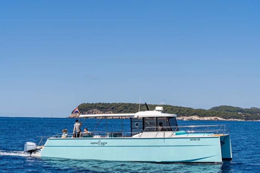 Dubrovnik: Blue Cave Catamaran Tour with Drinks and Snorkel - The Blue Cave’s natural light show