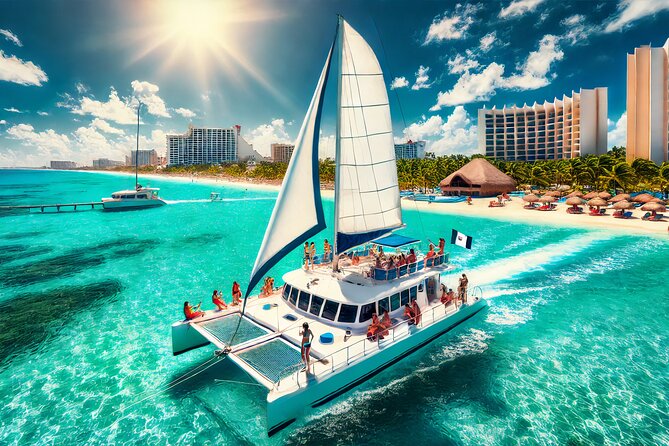 Exciting Catamaran Tour to Isla Mujeres, from Cancún! - Getting to the marina from your Cancun hotel
