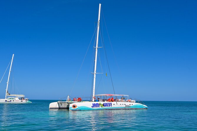 Family Catamaran Cruise from Jamwest Beach Negril Hotels - Starting at Jamwest Beach at 2 pm