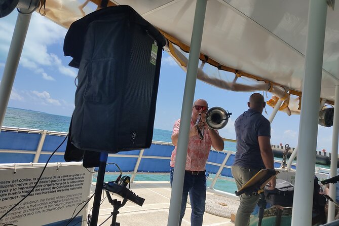 Fantastic Day Isla Mujeres Unlimited Catamaran from Riviera Maya - The boat ride and the party mood