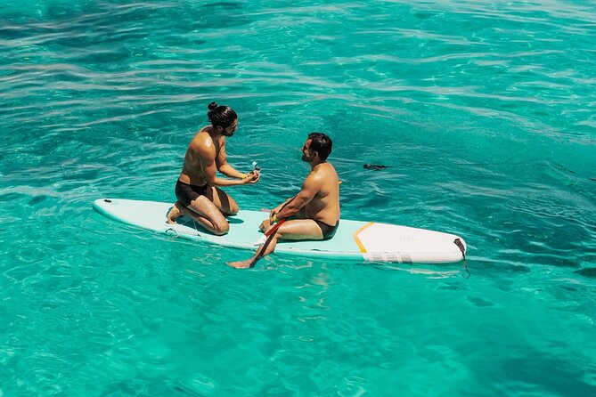 Formentera Catamaran Trip with Water Sports, Paella & Open bar - The return to Ibiza and the sunset mood
