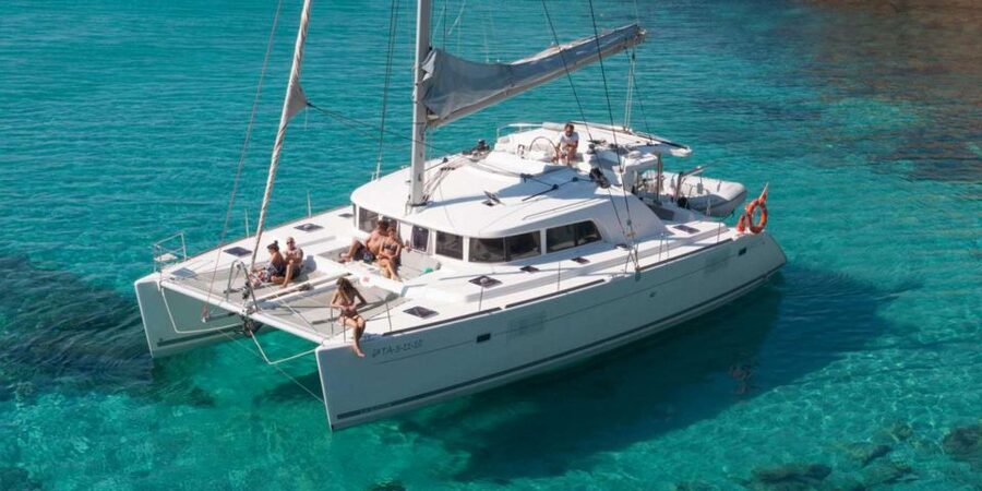 From Adamas: Milos and Poliegos Catamaran Cruise with Lunch - What the $235 price really covers