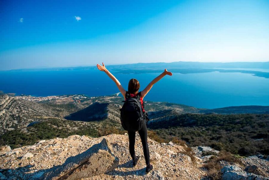 From Brač Island: Catamaran Tour with Food & Drinks - Lučice Bay gives you a second swim