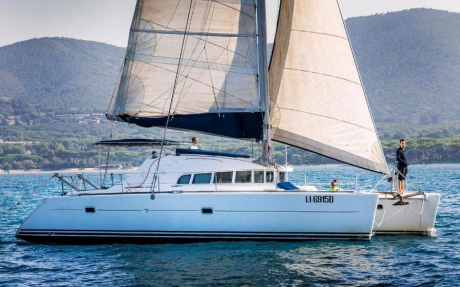 From Cannigione: Catamaran tour among La Maddalena islands - Setting out from Laconia between Cannigione and Palau