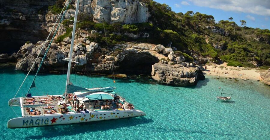 From Colònia de San Jordi : Catamaran Cruise to Es Trenc - At a glance
