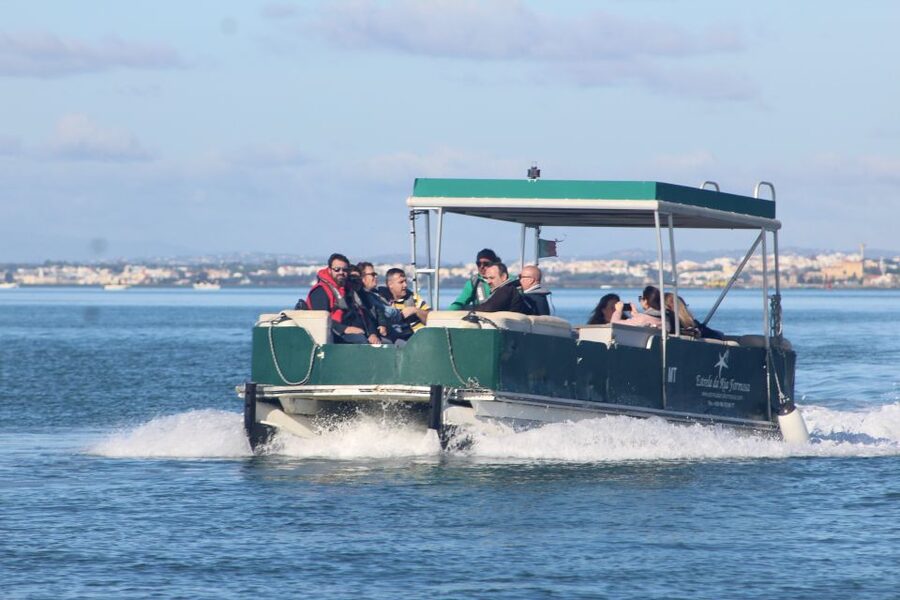 From Faro: 4 Stops, 3 Islands in Ria Formosa Catamaran Tour - A quick route through the Ria Formosa