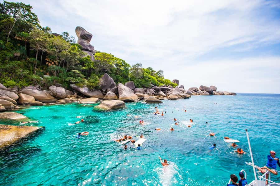 From Khao Lak: Similan Islands Day Trip by Luxury Catamaran - Food, drinks, and what the $120 covers