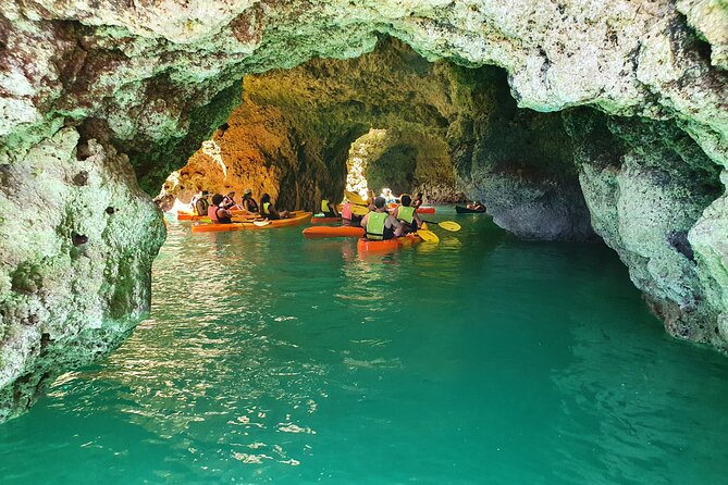 From Lagos: Kayak Tour of Ponta da Piedade Caves on Catamaran - Swimming, photos, and getting wet