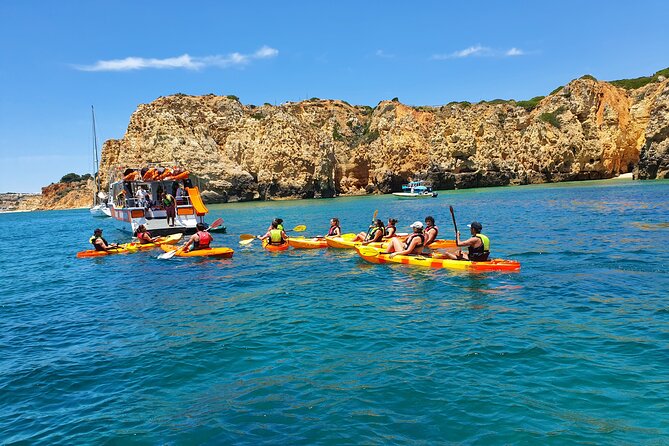 From Lagos: Kayak Tour of Ponta da Piedade Caves on Catamaran - How much value you get for $48.37
