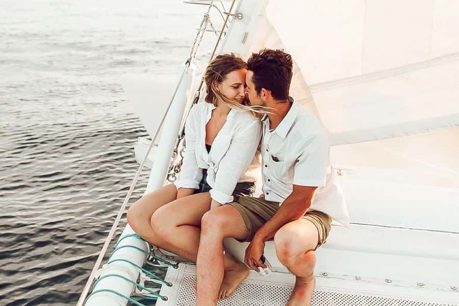 From Ma'alaea: 'Alihilani Sunset Sail Catamaran Tour - Setting Sail From Maalaea Harbor