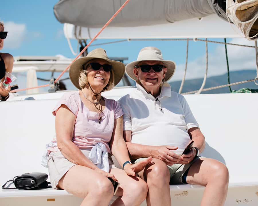 From Ma'alaea: 'Alihilani Sunset Sail Catamaran Tour - Cold Hors d’Oeuvres and Drinks
